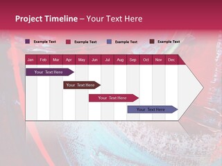 A Red And Blue Abstract Painting Powerpoint Presentation PowerPoint Template