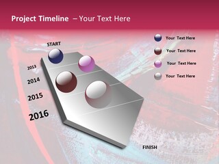 A Red And Blue Abstract Painting Powerpoint Presentation PowerPoint Template