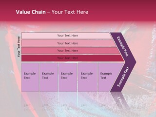 A Red And Blue Abstract Painting Powerpoint Presentation PowerPoint Template