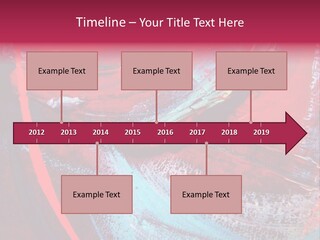 A Red And Blue Abstract Painting Powerpoint Presentation PowerPoint Template