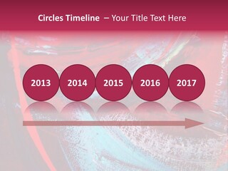 A Red And Blue Abstract Painting Powerpoint Presentation PowerPoint Template
