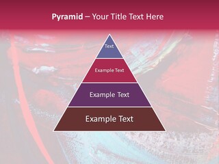 A Red And Blue Abstract Painting Powerpoint Presentation PowerPoint Template