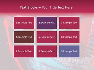 A Red And Blue Abstract Painting Powerpoint Presentation PowerPoint Template