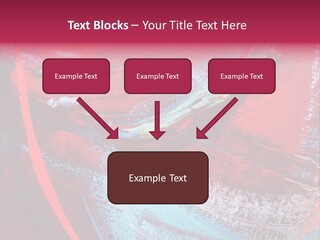 A Red And Blue Abstract Painting Powerpoint Presentation PowerPoint Template