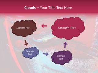 A Red And Blue Abstract Painting Powerpoint Presentation PowerPoint Template