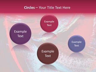 A Red And Blue Abstract Painting Powerpoint Presentation PowerPoint Template