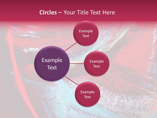 A Red And Blue Abstract Painting Powerpoint Presentation PowerPoint Template