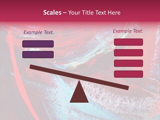 A Red And Blue Abstract Painting Powerpoint Presentation PowerPoint Template