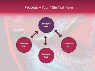 A Red And Blue Abstract Painting Powerpoint Presentation PowerPoint Template