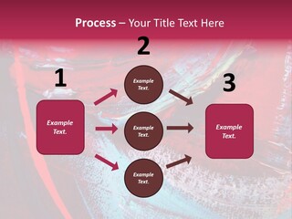A Red And Blue Abstract Painting Powerpoint Presentation PowerPoint Template