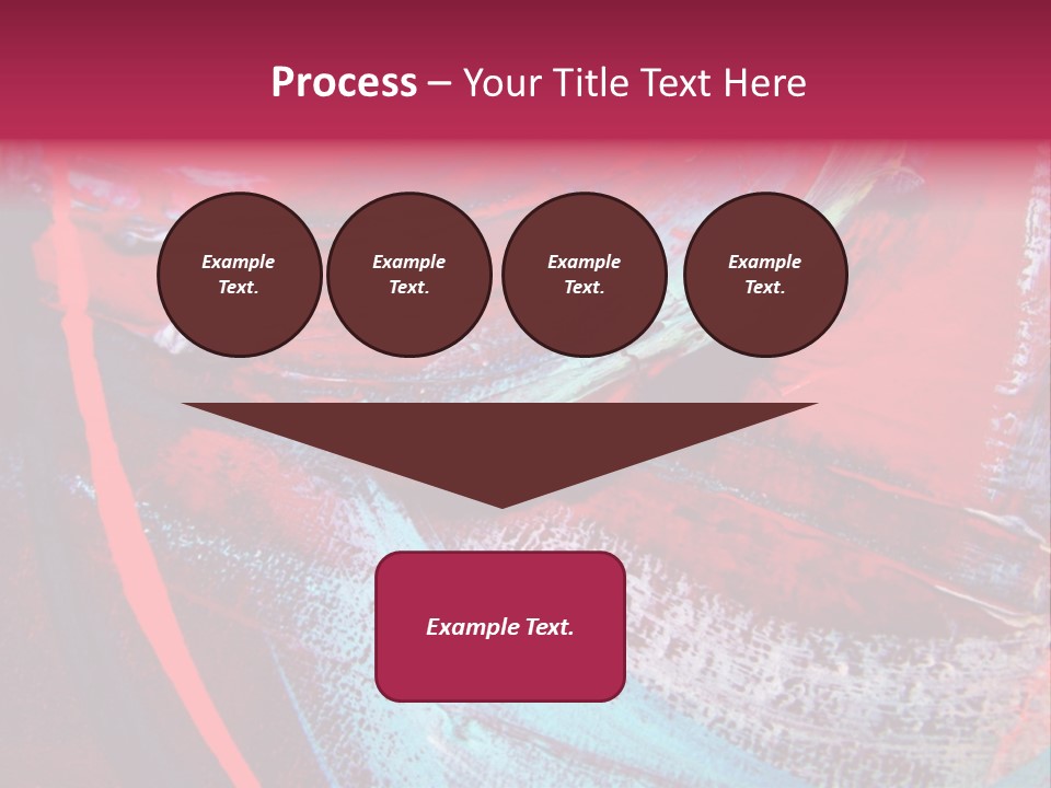 A Red And Blue Abstract Painting Powerpoint Presentation PowerPoint Template