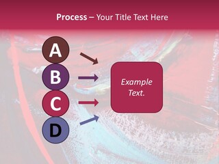 A Red And Blue Abstract Painting Powerpoint Presentation PowerPoint Template