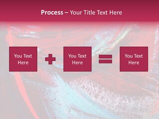 A Red And Blue Abstract Painting Powerpoint Presentation PowerPoint Template