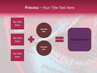 A Red And Blue Abstract Painting Powerpoint Presentation PowerPoint Template