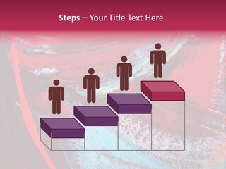 A Red And Blue Abstract Painting Powerpoint Presentation PowerPoint Template