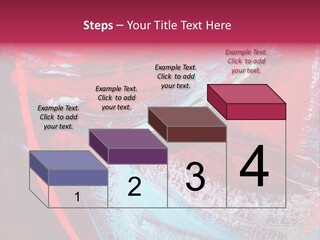 A Red And Blue Abstract Painting Powerpoint Presentation PowerPoint Template
