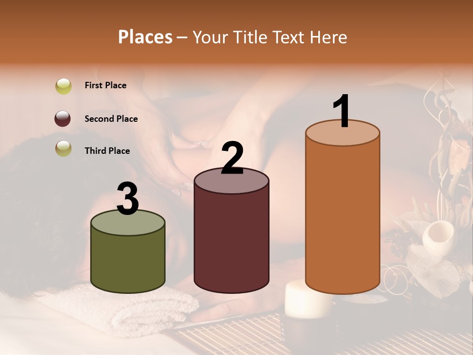 A Man Getting A Back Massage From A Woman PowerPoint Template