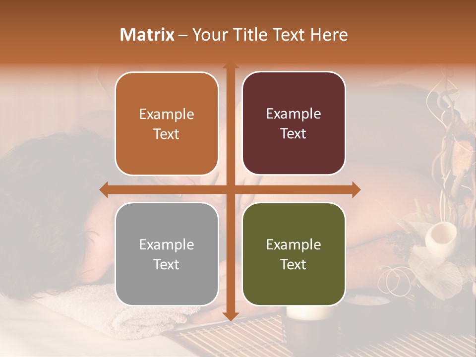 A Man Getting A Back Massage From A Woman PowerPoint Template