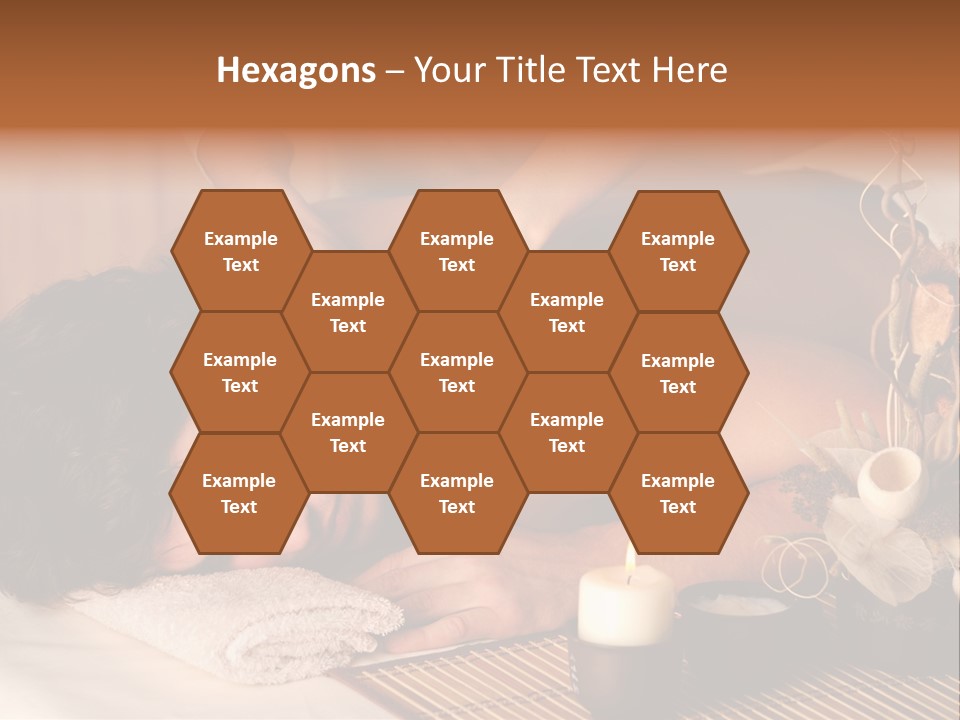 A Man Getting A Back Massage From A Woman PowerPoint Template