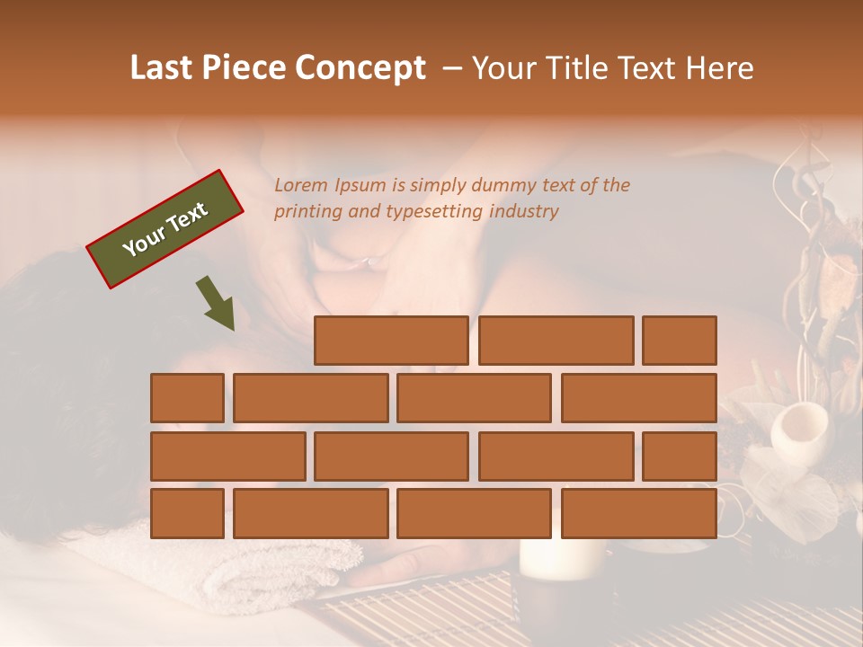 A Man Getting A Back Massage From A Woman PowerPoint Template