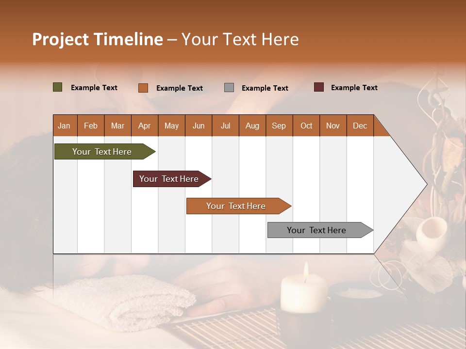 A Man Getting A Back Massage From A Woman PowerPoint Template