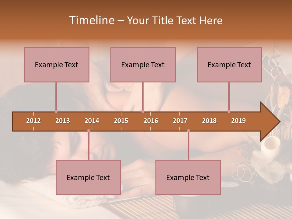 A Man Getting A Back Massage From A Woman PowerPoint Template