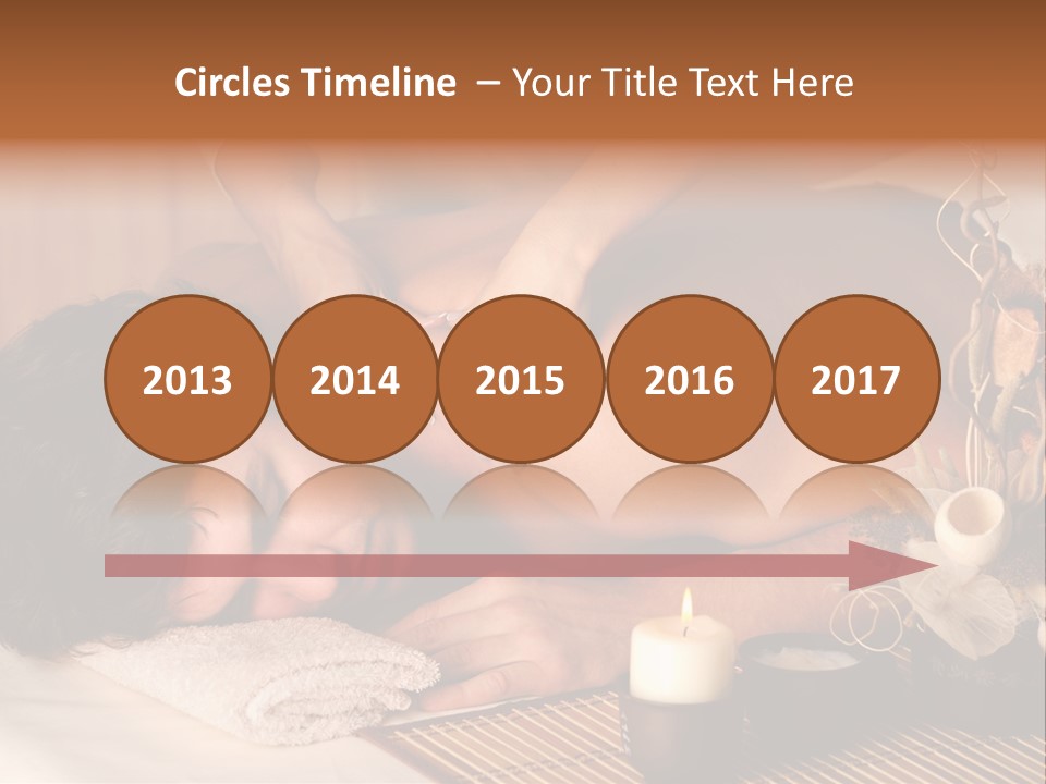 A Man Getting A Back Massage From A Woman PowerPoint Template