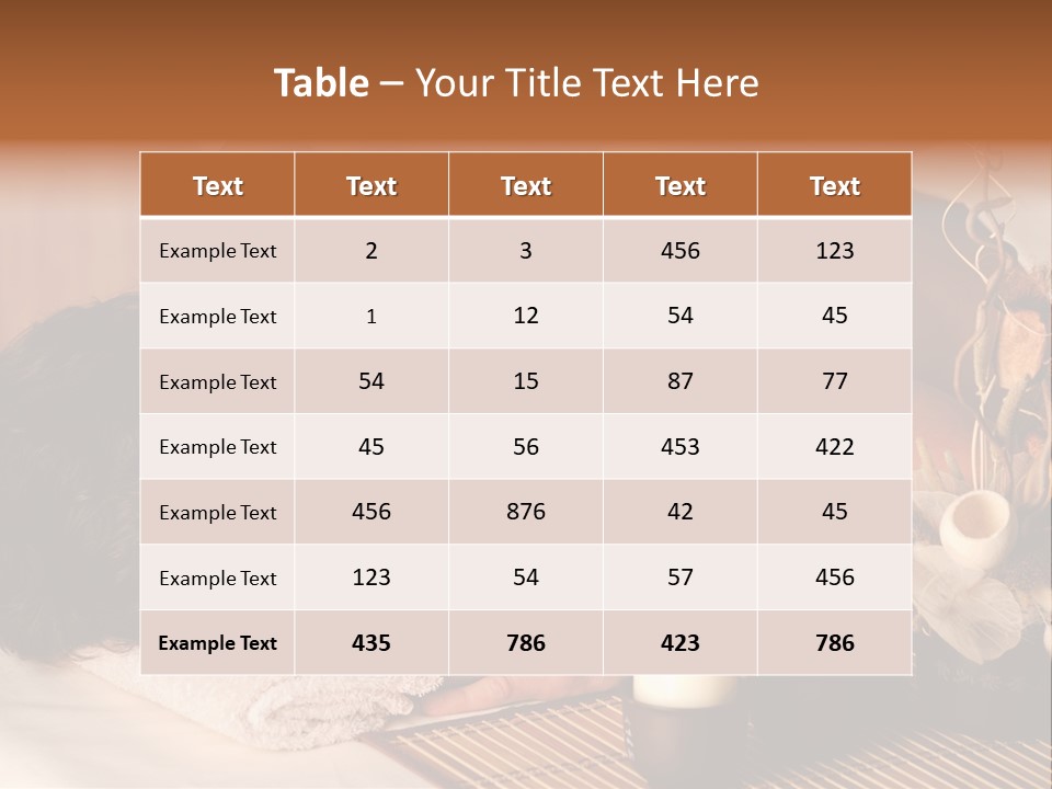 A Man Getting A Back Massage From A Woman PowerPoint Template