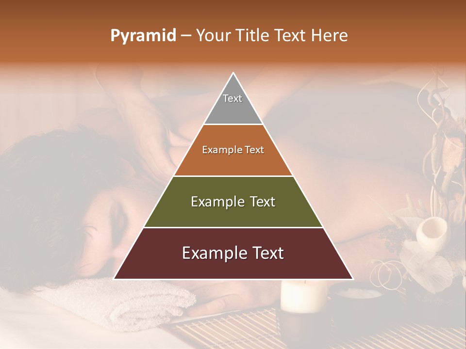 A Man Getting A Back Massage From A Woman PowerPoint Template