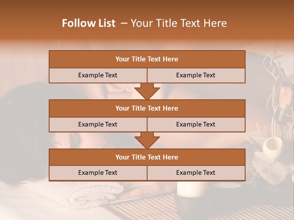 A Man Getting A Back Massage From A Woman PowerPoint Template