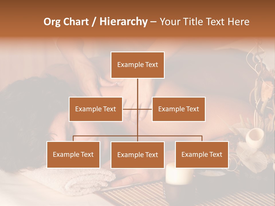 A Man Getting A Back Massage From A Woman PowerPoint Template