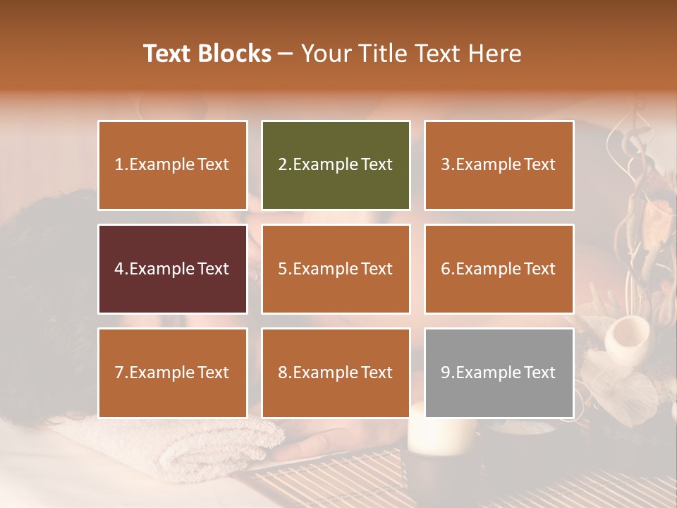 A Man Getting A Back Massage From A Woman PowerPoint Template