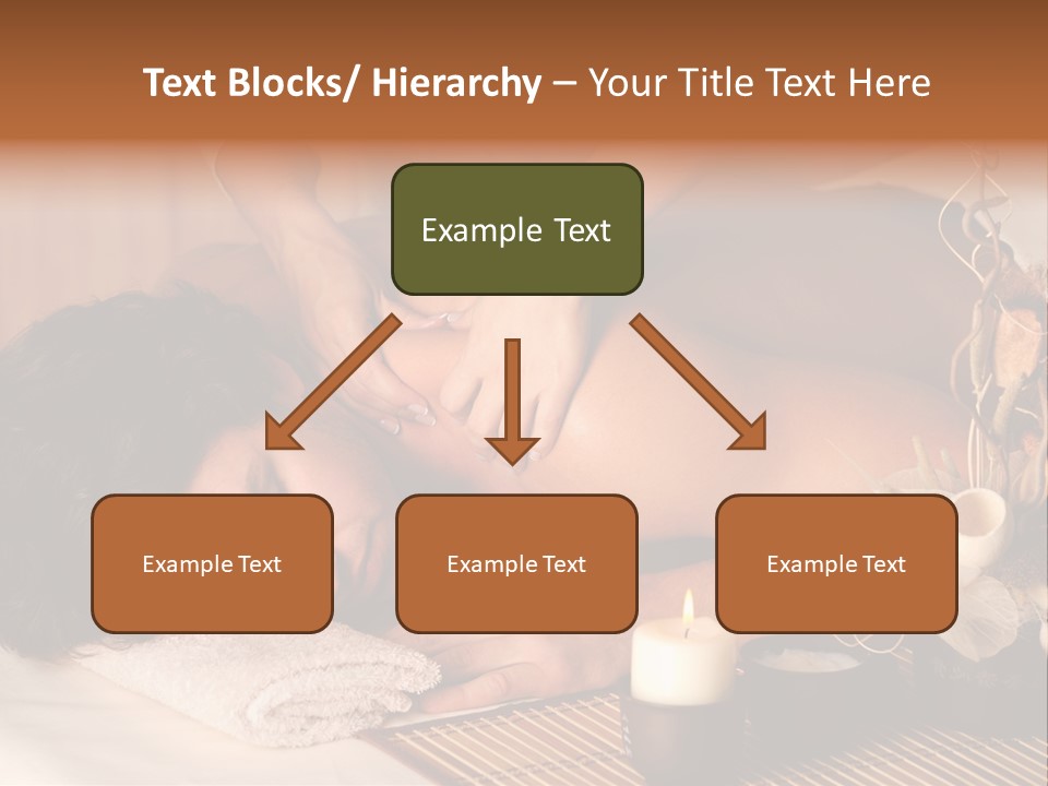 A Man Getting A Back Massage From A Woman PowerPoint Template