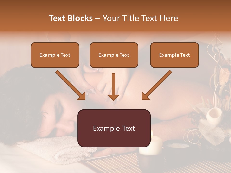 A Man Getting A Back Massage From A Woman PowerPoint Template