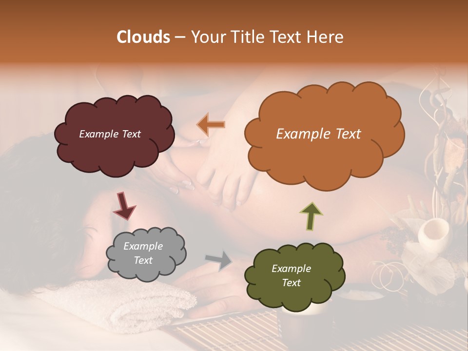 A Man Getting A Back Massage From A Woman PowerPoint Template
