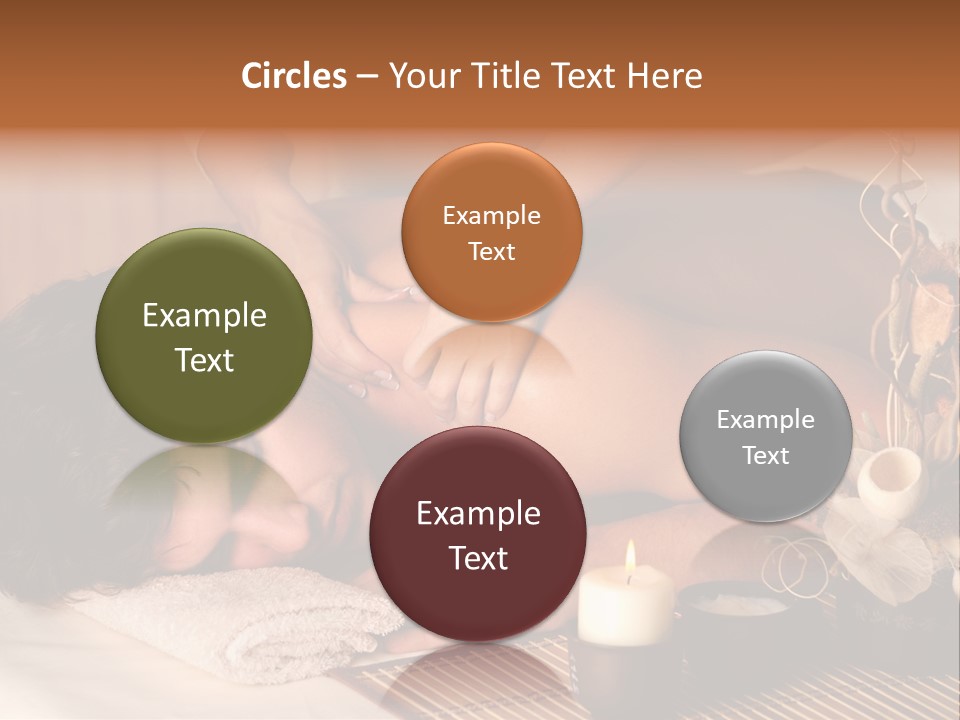 A Man Getting A Back Massage From A Woman PowerPoint Template