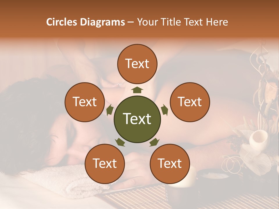 A Man Getting A Back Massage From A Woman PowerPoint Template