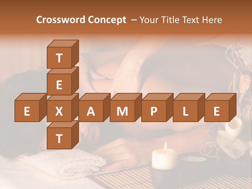 A Man Getting A Back Massage From A Woman PowerPoint Template