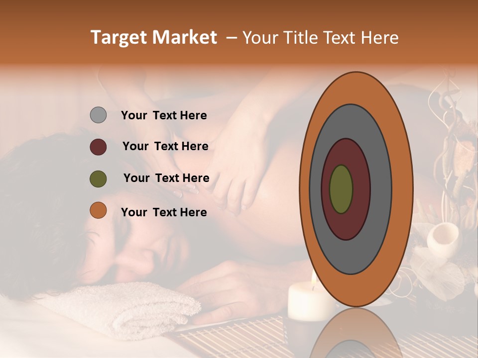 A Man Getting A Back Massage From A Woman PowerPoint Template