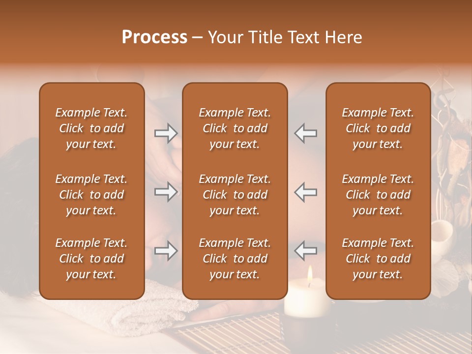 A Man Getting A Back Massage From A Woman PowerPoint Template