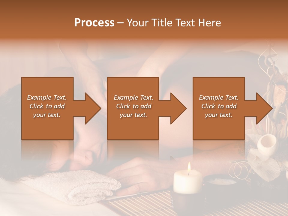 A Man Getting A Back Massage From A Woman PowerPoint Template