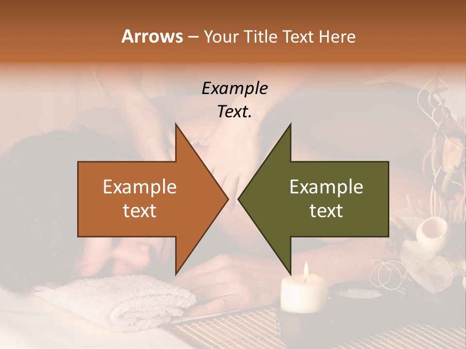 A Man Getting A Back Massage From A Woman PowerPoint Template