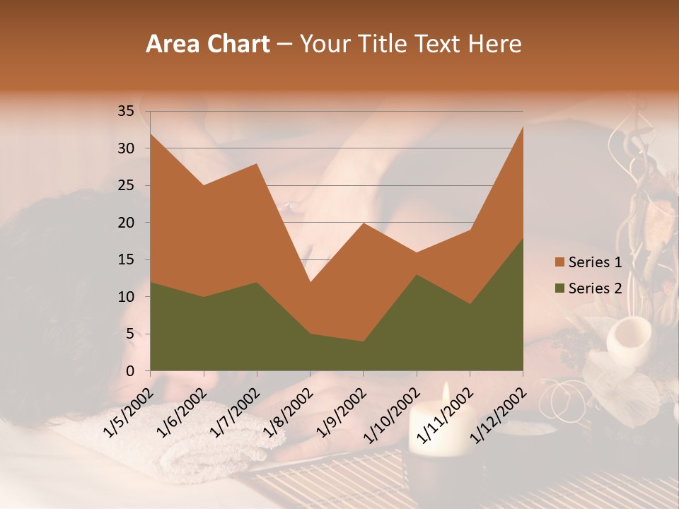 A Man Getting A Back Massage From A Woman PowerPoint Template
