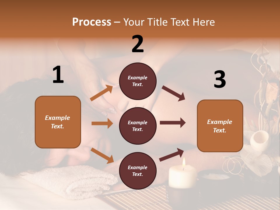 A Man Getting A Back Massage From A Woman PowerPoint Template