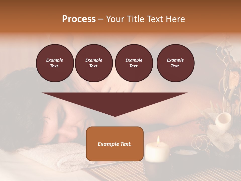 A Man Getting A Back Massage From A Woman PowerPoint Template