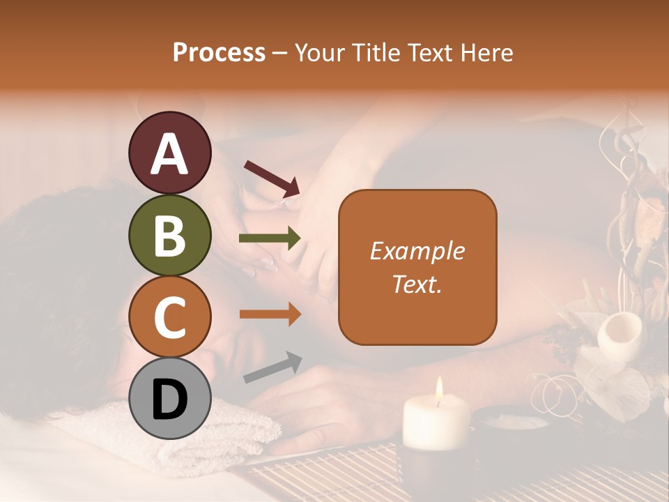 A Man Getting A Back Massage From A Woman PowerPoint Template