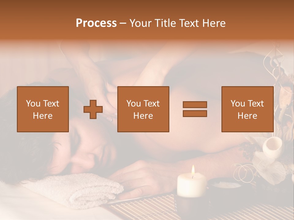 A Man Getting A Back Massage From A Woman PowerPoint Template