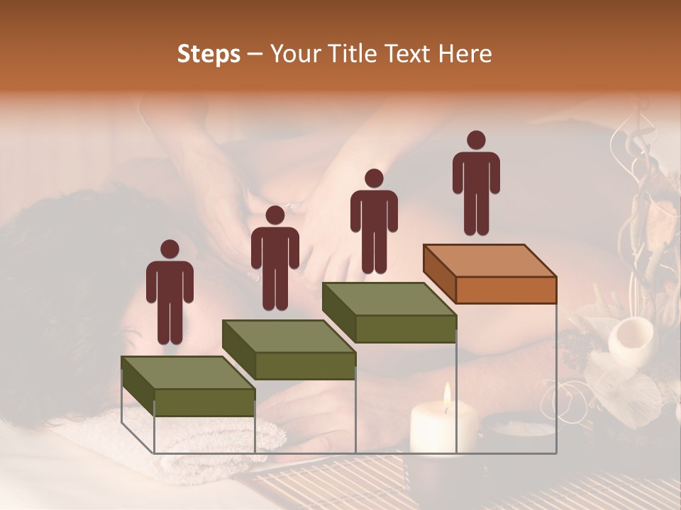 A Man Getting A Back Massage From A Woman PowerPoint Template