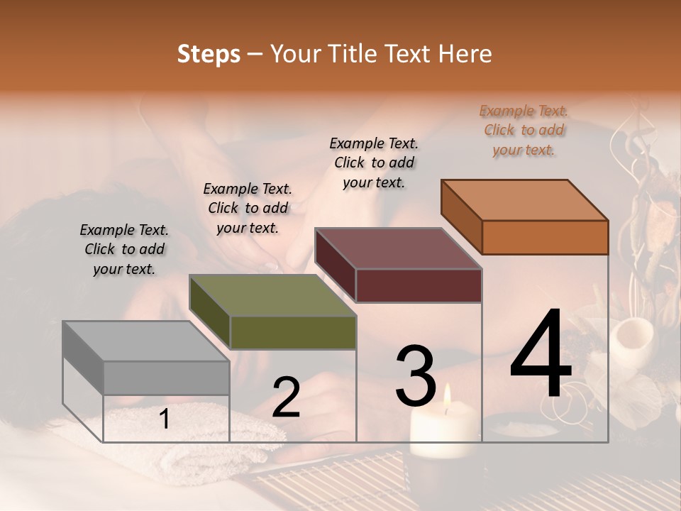 A Man Getting A Back Massage From A Woman PowerPoint Template