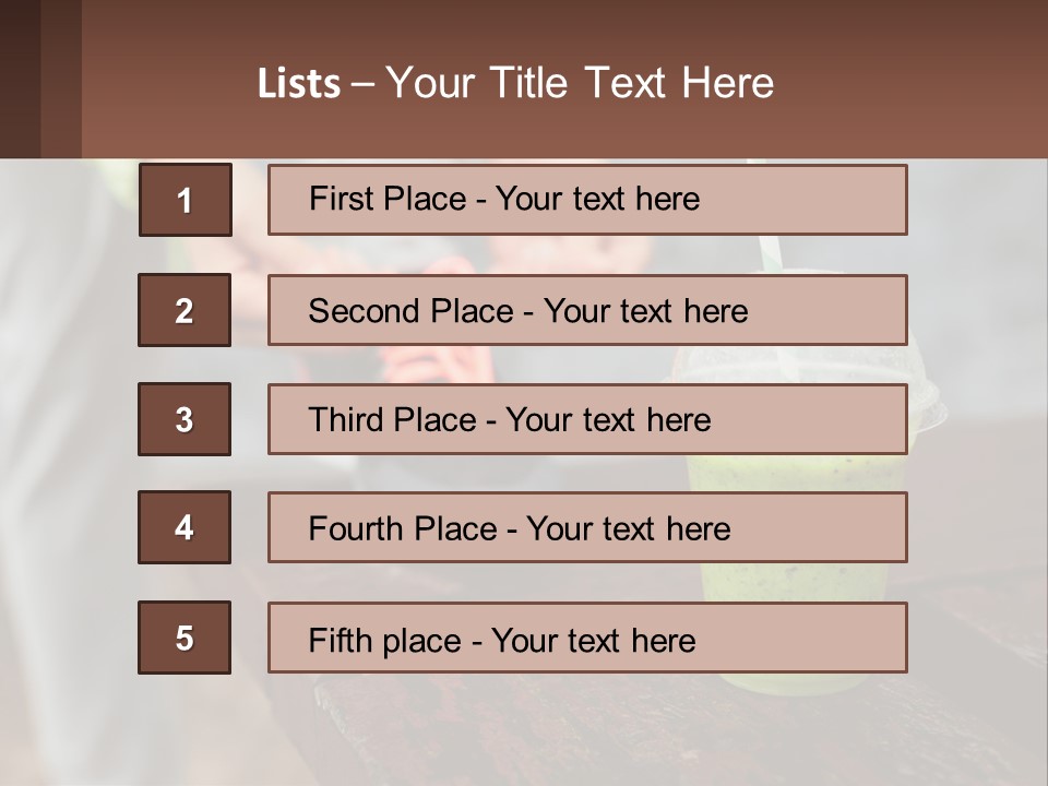 A Person Tying A Shoelace To A Green Drink PowerPoint Template